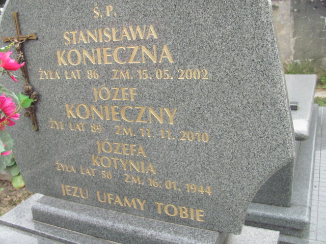 Józefa Kotynia Działoszyn - Grobonet - Wyszukiwarka osób pochowanych