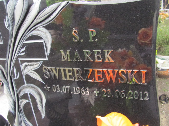 Marek Świerzewski 1963 Działoszyn - Grobonet - Wyszukiwarka osób pochowanych